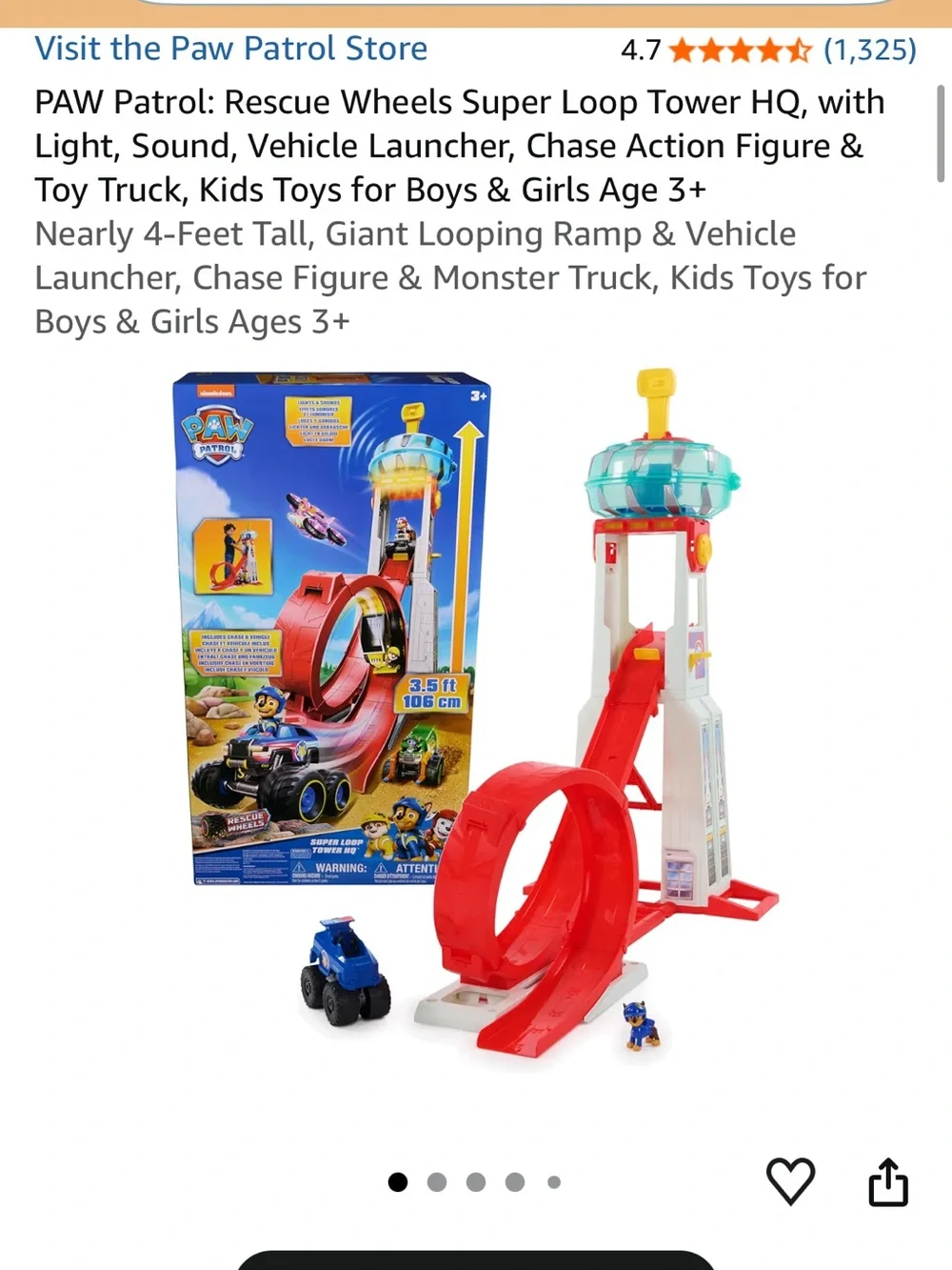 Paw Patrol Super Loop HQ and Chase